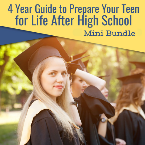 Preparing Your Teen for Life- High school checklist Mini Bundle