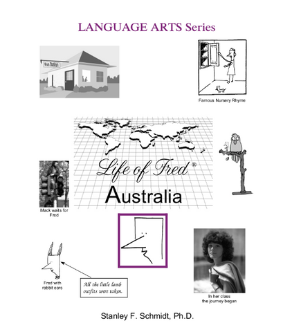 Life of Fred Language Arts Series: Australia - Yellow House Book Rental
