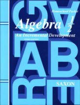 Saxon Math Algebra 1/2 Answer Key and Test Forms 3rd Edition - Yellow House Book Rental
