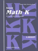 Saxon Math K Meeting Book - Yellow House Book Rental
