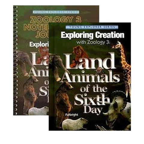 Exploring Creation With Zoology 3 Bundle: Land Creatures of the Sixth Day - Yellow House Book Rental
