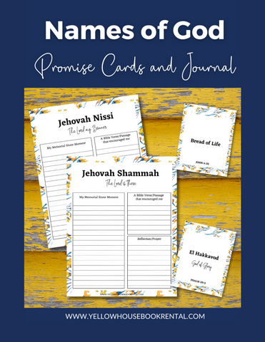 Printable Names of God and Faith Journal