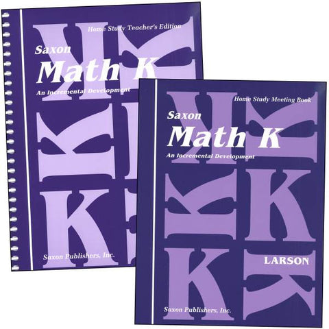 Saxon Math Kindergarten Kit - Yellow House Book Rental
