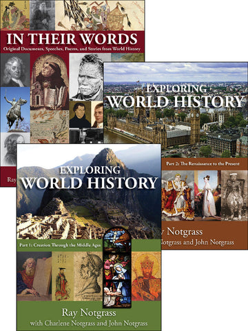 Exploring World History Curriculum Package - Yellow House Book Rental
