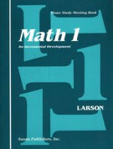Saxon Math 1 Meeting Book - Yellow House Book Rental
