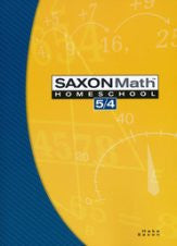 Saxon Math 5/4 Student Text, 3rd Edition - Yellow House Book Rental
