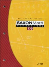 Saxon Math 7/6 Tests and Worksheets - Yellow House Book Rental
