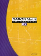 Saxon Math 8/7 Student Text, 3rd Edition - Yellow House Book Rental

