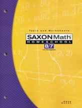 Saxon Math 8/7 Tests and Worksheets, 3rd Edition - Yellow House Book Rental
