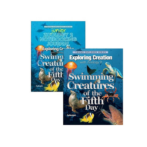 Exploring Creation with Zoology 2: Swimming Creatures of the Fifth Day Jr Bundle - Yellow House Book Rental
